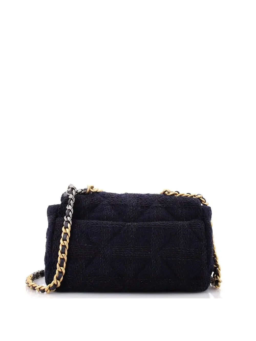 Chanel 19 Flap Bag Quilted Tweed Large #269855C44B